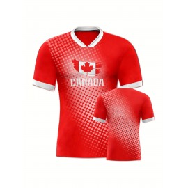 Professional Sports Fabric Men's Creative Pattern Print North Home Soccer Jersey T-shirt