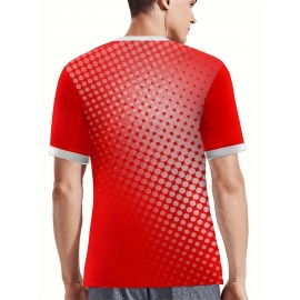 Professional Sports Fabric Men's Creative Pattern Print North Home Soccer Jersey T-shirt