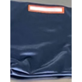 [Casual Outings] Men's #18 American Football Jersey - Navy Blue with Orange & White Stripes, V-Neck Short Sleeve for Team Sports, Training, and Casual Wear, Casual Outdoor Wear | Thletic Appearance | Durable Athletic Wear