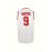 Men's #9 Embroidered Basketball Jersey - Retro Style Polyester Sports Shirt, Round Neck, Loose Fit, Black & White, S-3XL for Team Sports & Casual Wear