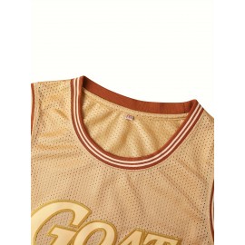Men'S # 23 Yellow Basketball Shirt Breathable Lightweight Sleeveless Tank Top Suitable For Sports And Casual Wear Classic Fashion Design Machine Washable Size S-3XL