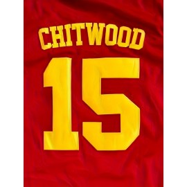 15 Basketball Jersey Stitched Hickory High School Basketball Vest Red S-3XL