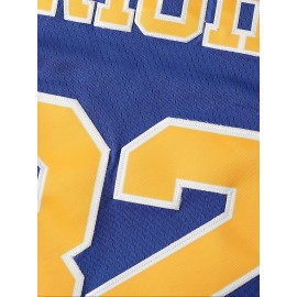 Men'S Basketball Shirt # 32 Blue Basketball Sweatshirt Suitable For Competition Training Team Sports Size S-XXXL