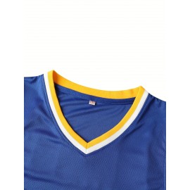 Men'S Basketball Shirt # 32 Blue Basketball Sweatshirt Suitable For Competition Training Team Sports Size S-XXXL