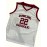 1pc Dowling Catholic Men's Basketball Jersey - #22, V-Neck, Sleeveless Athletic Top in White with Red Accents, Breathable Polyester, Loose Fit for Team Sports & Outdoor Activities, Machine Washable