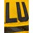 Men's 43 Black and yellow color blocking Embroidery Sport Jersey : V-neck short sleeves Breathable Sports Uniform For Training Competition