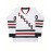 Men'S #00 Embroidery White ice hockey Sport Jersey : V-neck short sleeves Breathable Sports Uniform For Training Competition