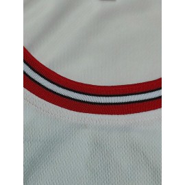Mens #13 White Basketball Jersey, Breathable Round Neck Sleeveless Letter Embroidery Sweatshirt Training Competition Sports Uniforms Suitable for summer