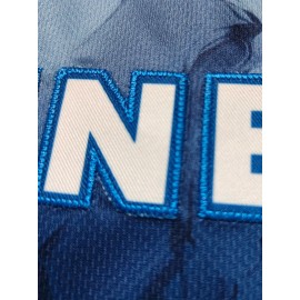 Men'S #5 Blue Basketball Jersey, Letter Embroidery Breathable Round Neck Sleeveless Sweatshirt Training Competition Sports Uniforms Suitable For Summer