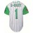 Men's #1 White Striped Embroidered Baseball Jersey - V-Neck, Short Sleeve, Breathable & Moisture-Wicking, Perfect for Sports & Casual Wear