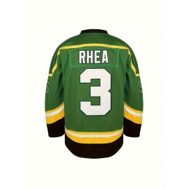 3 Ross The BOSS Rhea Hockey Jersey for Men, ST John's Shamrocks Stitched with EMHL Patch Green Black
