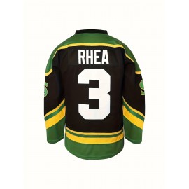 3 Ross The BOSS Rhea Hockey Jersey for Men, ST John's Shamrocks Stitched with EMHL Patch Green Black
