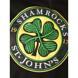 3 Ross The BOSS Rhea Hockey Jersey for Men, ST John's Shamrocks Stitched with EMHL Patch Green Black
