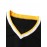 1pc Men'S Ice Hockey Jersey - Embroidered Letter & Number, V-Neck, Long Sleeve, Breathable & Moisture-Wicking Polyester, Lightweight & Ergonomic Pullover Top for Sports, Casual, Party, Universal Fit
