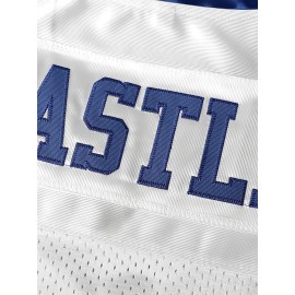 Blue Mountain State 54 Thad Castle Football Jersey Blue White