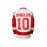 Mustangs 10 Youngblood Hamilton Jersey - Vintage #10 Men's Sports Uniform, Red & White with Horse Logo, Moisture-Wicking Polyester, V-Neck Captain's Sweatshirt for Team Sports & Casual Wear, Streetwear Fashion|Casual Design|Polyester Fabric
