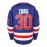 Men's #30 Vintage USA Team Blue Ice Hockey Jersey - Retro Stitched Letters & Numbers, Loose Fit, V-Neck, Long Sleeves, Polyester, S-XXXL, Machine Washable, Perfect for Casual Wear, Sports, Parties & Outdoor Activities