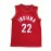 22 Basketball Suit Stitched Men's Polyester Round Neck Retro Sports Vest In Red S-3XL