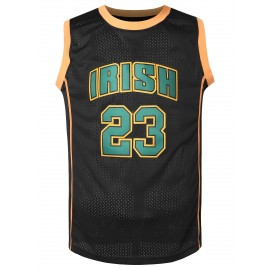 23 Men's Basketball Jersey Sports Training Men's Black Vest Quick Drying James S-3XL