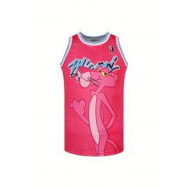 3 Basketball Jersey Stitched Men's Sports Shirt Polyester Round Neck Retro Blue Top White, Blue, Pink S-3XL