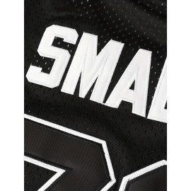 Men'S # 72 Black Breathable Basketball Jersey, Casual Sports Sleeveless Vest, Polyester Fiber Round Neck, Perfect For Team Sports, Outdoor Activities, Size S-3XL