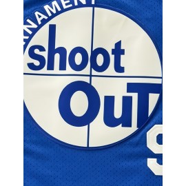 96 Men'S Basketball Shirt Blue Sports Training Shirt Breathable And Comfortable Casual Shirt S-3XL