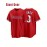Men'S Baseball Sweatshirt # 3 Red Retro Classic Baseball Breathable Sweatshirt Embroidered Sewing Sports Wear For Training And Competition