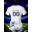 Customized Women's V-Neck Football Jersey - Personalized Name & Number, Breathable Quick-Dry Fabric, Japanese Wave Print Design for Team Training, Fitness & Casual Wear (Spring/Summer/Fall), Personalized Football Jersey, Quickdry Sportswear
