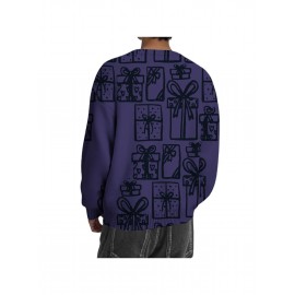 Men'S Winter Coat & T-Shirt - Long Sleeve Round Neck Thermal Base Layer, Olive Green with All-Over Print, Regular Fit Casual & Formal Wear, Warm Layering Top for Cold Weather, Versatile Everyday & Formal Outfits, Durable & Comfortable Men'S Fashion