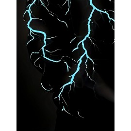 Men's Neon Pink Lightning Bolt Hoodie - Stretch Knit Pullover Sweatshirt with Adjustable Hood, Bold White Lightning Print, Machine Washable Winter Warm Coat for Gym, Streetwear & Casual Outfits - Durable Neon Glow Jacket, PLUS SIZE, Big And Tall Men Clothing, Winter Clothes For Women Plus Size, Oversized Hoodie Men, Winter Hoodies For Men, Botas De Invierno, Plus Size Pants For Men, Long Sleeve Plus Size, Chunky Sweaters, Plus Size Sweat Suit, Thick Hoodies For Women,