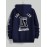 Men's Casual Hooded Sweater with Logo & 1985 Print - Oversized Brown Hoodie, Loose Fit Long Sleeve Pullover, Vintage Lettering, Machine Washable for Spring/Fall Layering (No Transparency), PLUS SIZE