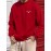 Men's Bird Logo Print Crew Neck Sweatshirt - White Bird Logo on Dark Blue, Casual Long Sleeve Pullover, Minimalist Sweater for Gym, Office & Casual Attire, Versatile Sportswear & Smart-Casual Outfit Essential, PLUS SIZE