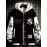 Plus-size Men'S Baseball Jacket | New York #23 Digital Print, Hoodless Lightweight, Trendy Hip-Hop Rock Style, Casual Spring/Fall Jacket, Snap Closure, Perfect for Christmas and New Year Gifts, Plus Size