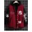 Plus-size Men'S Baseball Jacket | New York #23 Digital Print, Hoodless Lightweight, Trendy Hip-Hop Rock Style, Casual Spring/Fall Jacket, Snap Closure, Perfect for Christmas and New Year Gifts, Plus Size