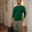 [Soft Plus Size T-Shirts] 4pcs Men's Plus Size Long Sleeve T-Shirt Set - Soft & Comfortable, 95% Polyester 5% Spandex, Solid Color, Round Neck, Casual Style, Perfect for Fall, Daily Wear