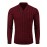 Men'S Shawl Collar Pullover Sweater Slim Fit Casual Button Cable Knit Sweaters, Plus Size