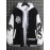 Men's Plus Size Dragon Print Baseball Batting Jacket - Wrinkle-Resistant Polyester Winter Coat with Snap Button Closure, Dragon Pattern (Dragons can be /), Casual Outerwear for Christmas Gifts for Big & Tall Men, PLUS SIZE